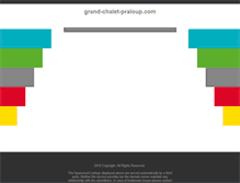 Tablet Screenshot of grand-chalet-praloup.com